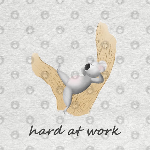 Hard working koala by shackledlettuce